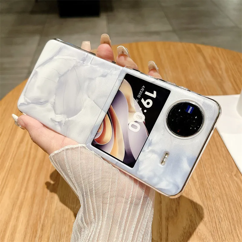 Compatible with vivo x Flip phone case, ultra-thin and minimalist 5G official anti-drop case for foldable screen protection.