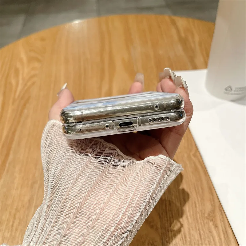 Compatible with vivo x Flip phone case, ultra-thin and minimalist 5G official anti-drop case for foldable screen protection.