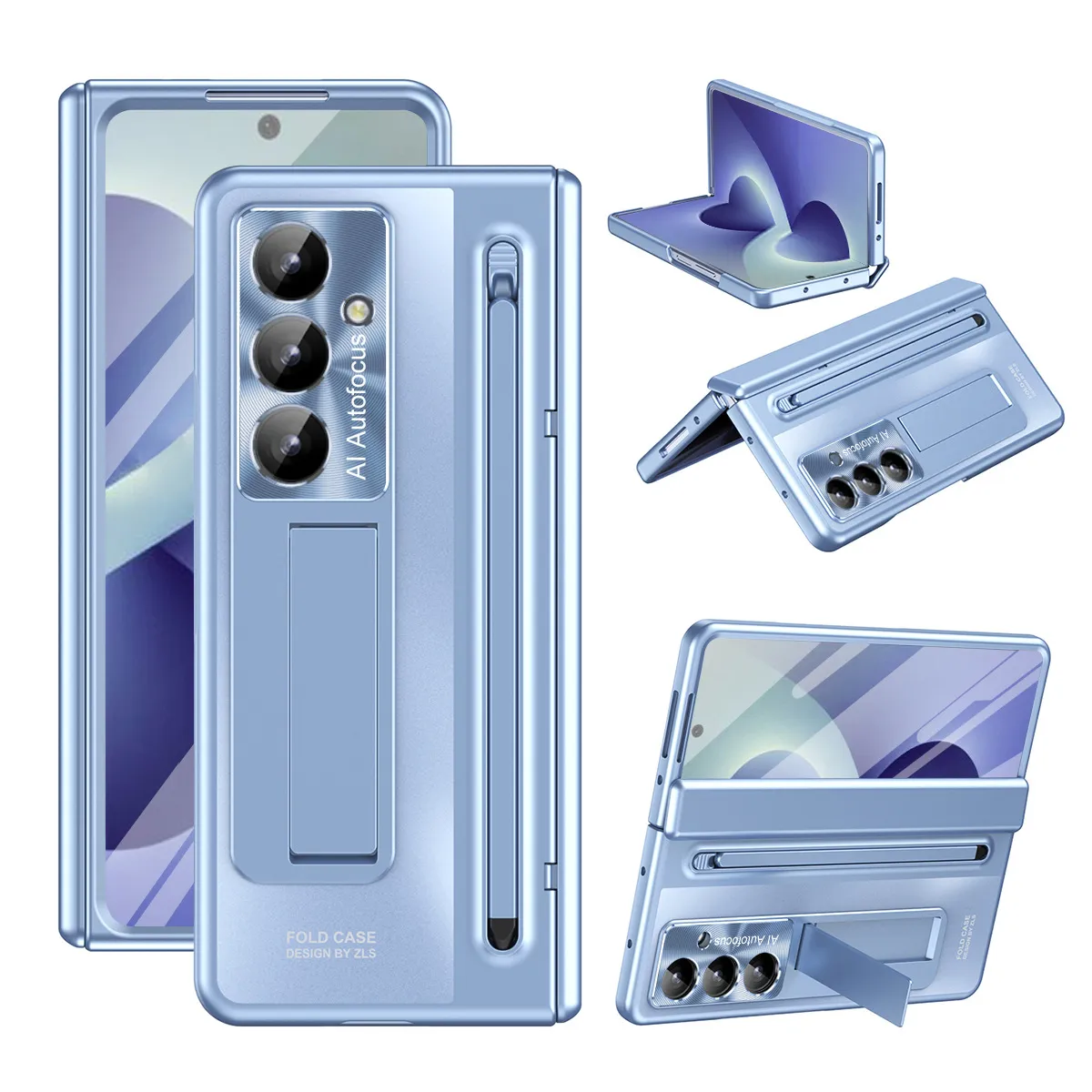 Compatible with Samsung Zfold8 Ultra phone case, official pen-slot case, integrated full-coverage anti-drop case.