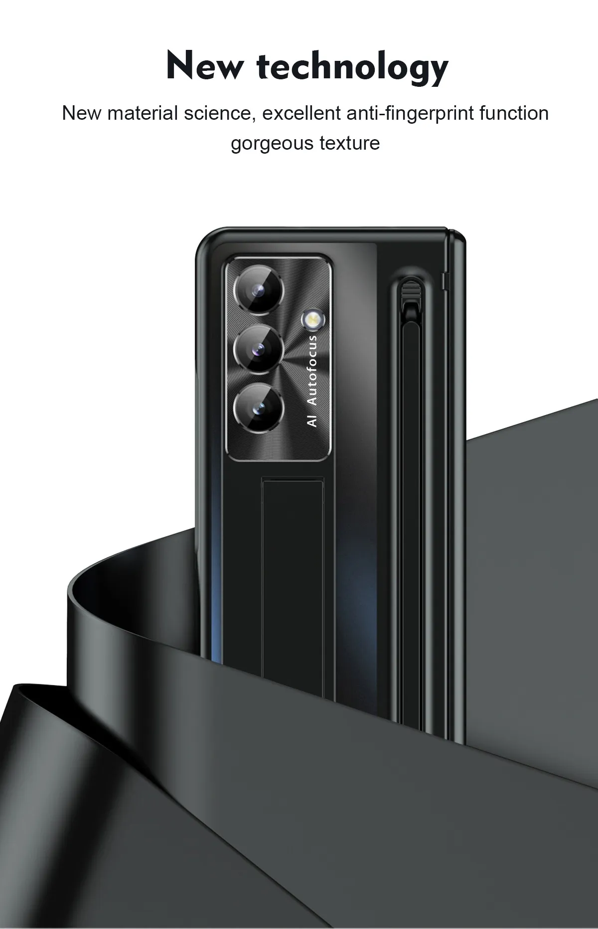 Compatible with Samsung Zfold8 Ultra phone case, official pen-slot case, integrated full-coverage anti-drop case.