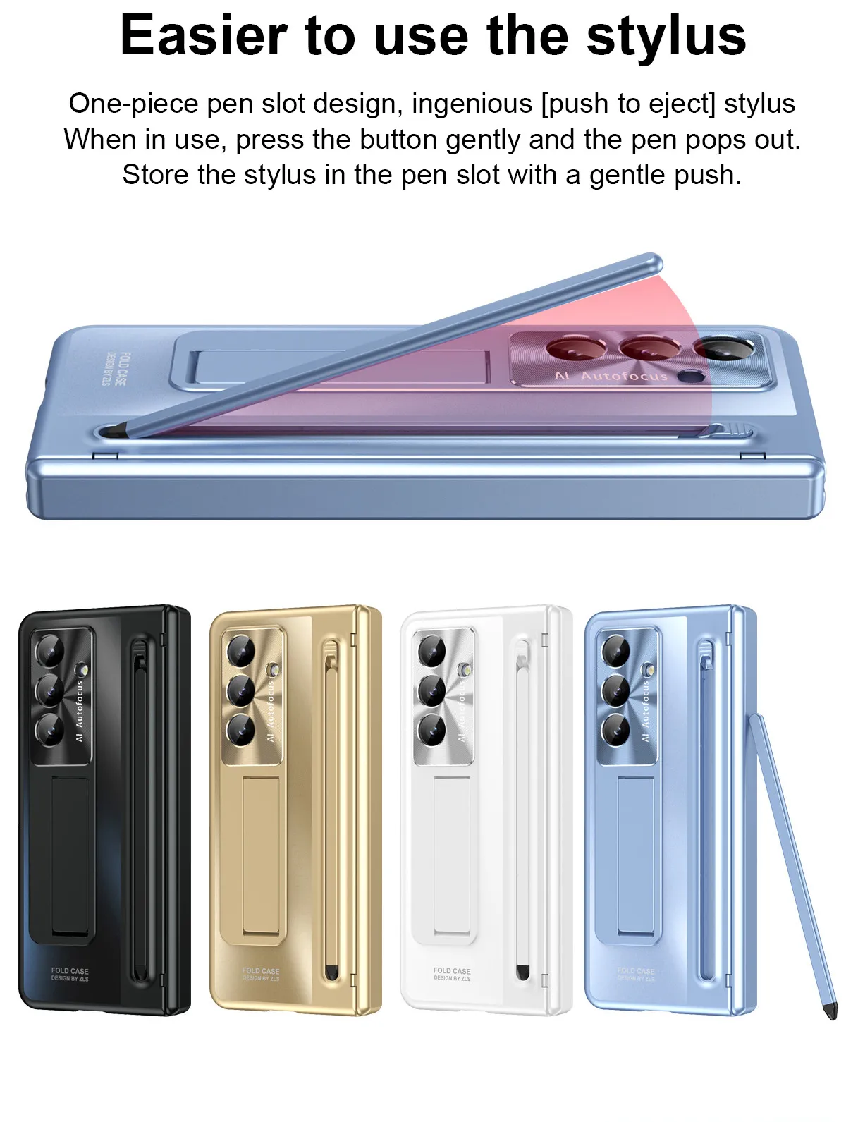 Compatible with Samsung Zfold8 Ultra phone case, official pen-slot case, integrated full-coverage anti-drop case.