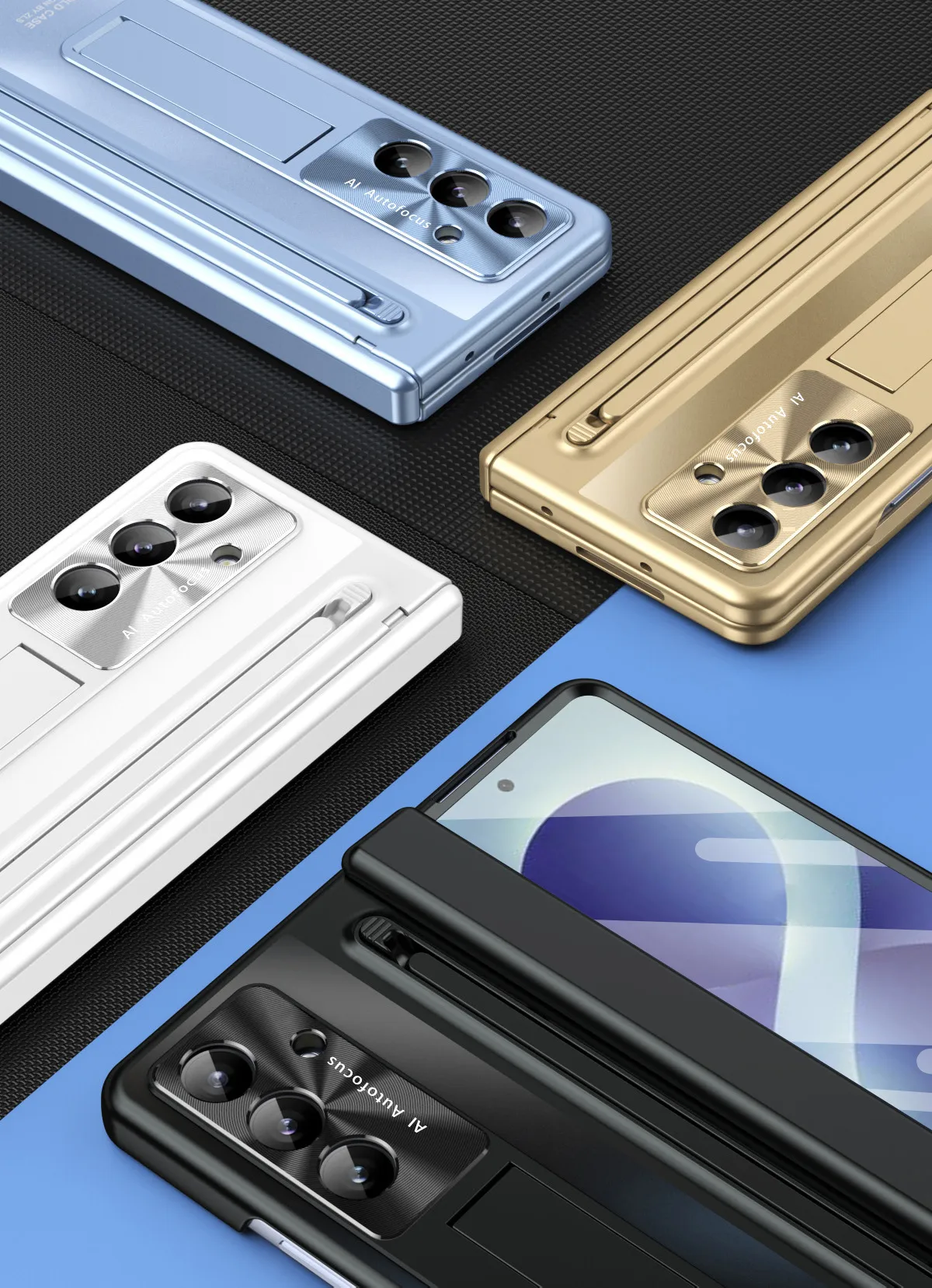 Compatible with Samsung Zfold8 Ultra phone case, official pen-slot case, integrated full-coverage anti-drop case.