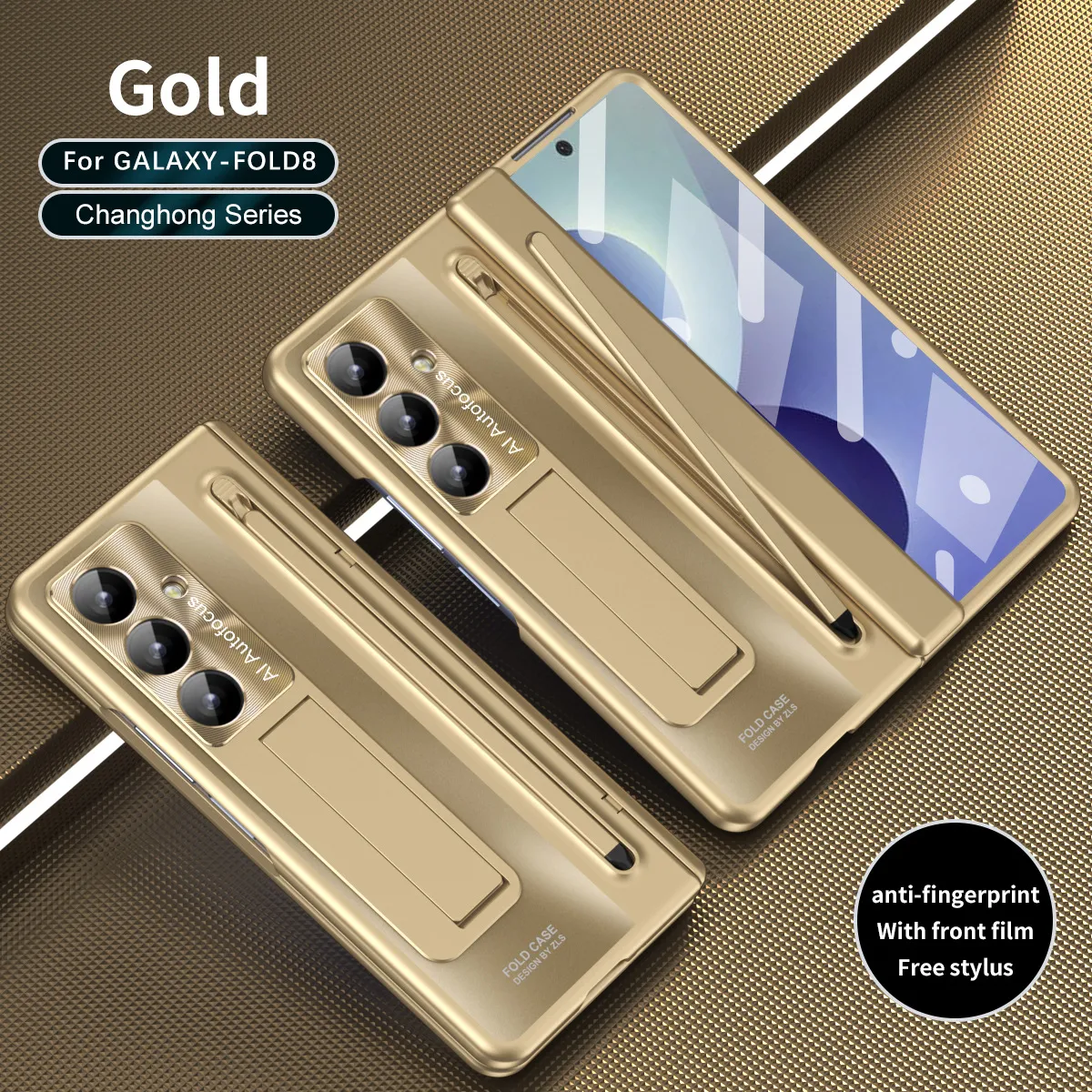 Compatible with Samsung Zfold8 Ultra phone case, official pen-slot case, integrated full-coverage anti-drop case.