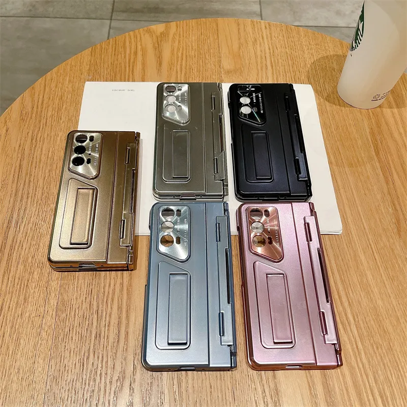 Honor MagicV2 RSR Phone Case, Foldable Screen Case, Integrated Electroplated Solid Color Drop-Proof Protective Case