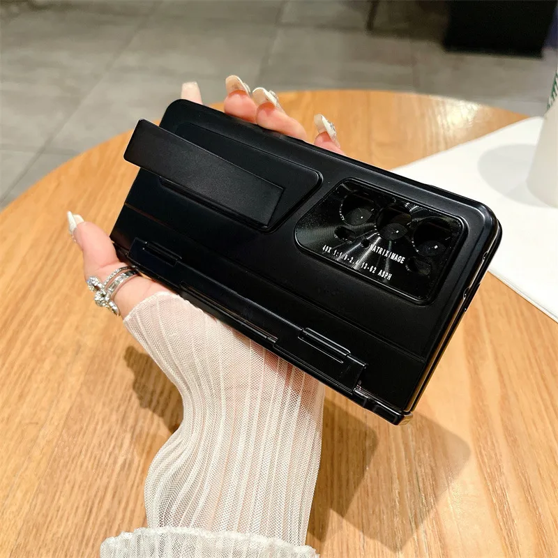 Honor MagicV2 RSR Phone Case, Foldable Screen Case, Integrated Electroplated Solid Color Drop-Proof Protective Case