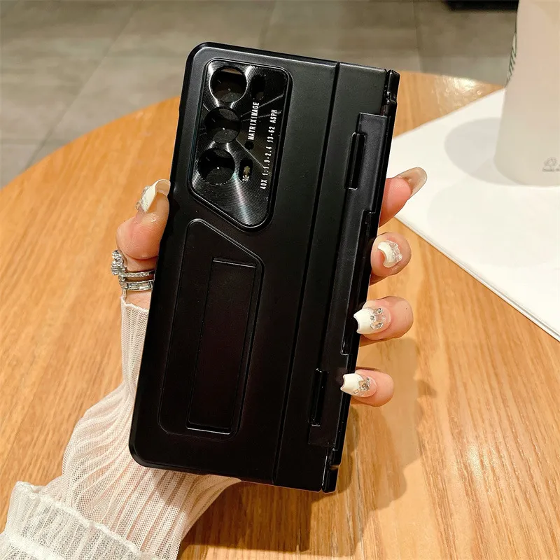 Honor MagicV2 RSR Phone Case, Foldable Screen Case, Integrated Electroplated Solid Color Drop-Proof Protective Case