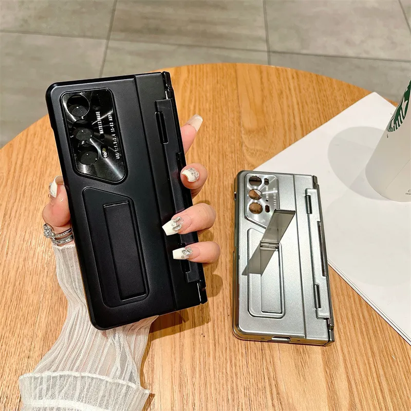 Honor MagicV2 RSR Phone Case, Foldable Screen Case, Integrated Electroplated Solid Color Drop-Proof Protective Case