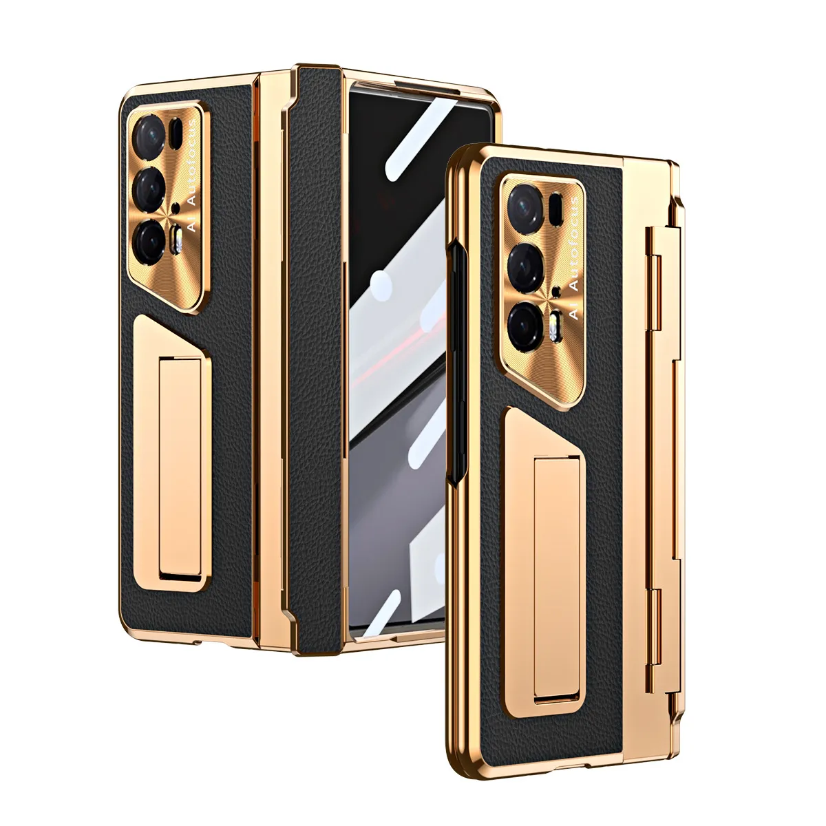 Honor Magic V2 RSR Phone Case, Foldable Screen Protector, Integrated Vegan Leather, Full Coverage, Drop-Proof Protective Case
