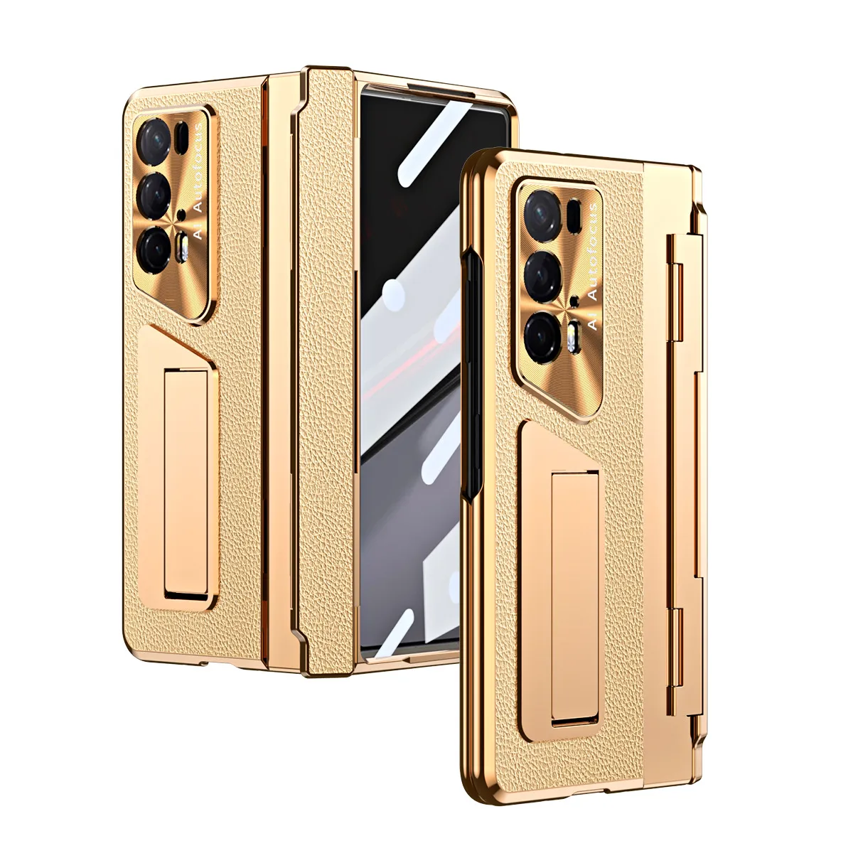 Honor Magic V2 RSR Phone Case, Foldable Screen Protector, Integrated Vegan Leather, Full Coverage, Drop-Proof Protective Case