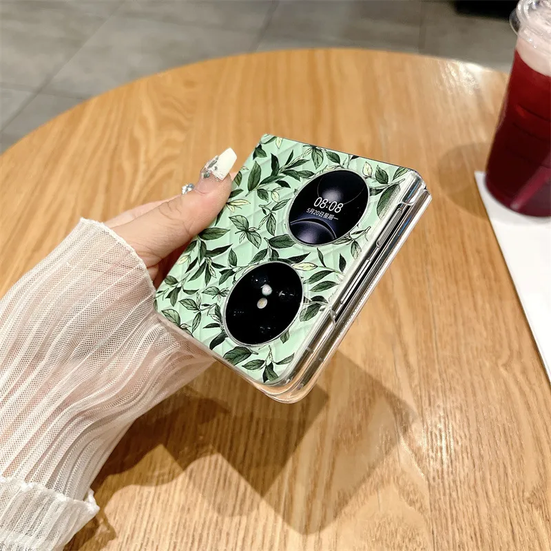 Huawei Pocket 2 Phone Case, P50 Treasure Box Foldable Screen Protective Leather Case, Summer Cool, 5G Drop Protection Suitable
