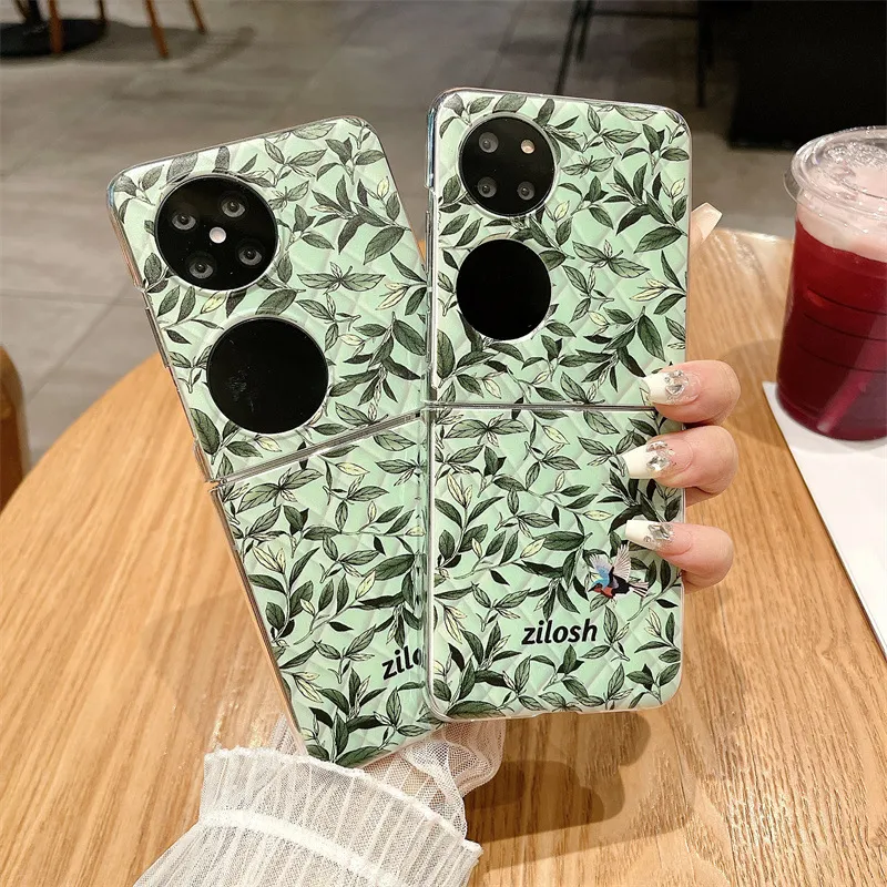 Huawei Pocket 2 Phone Case, P50 Treasure Box Foldable Screen Protective Leather Case, Summer Cool, 5G Drop Protection Suitable