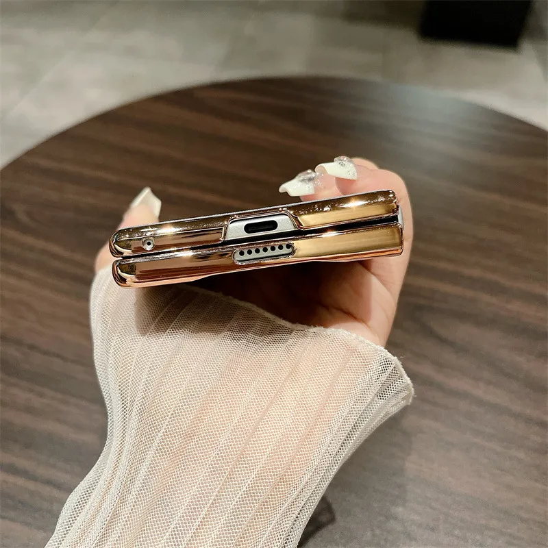 VIVO XFOLD3 phone case, xfold3pro folding glitter wrist strap, vegan leather, shockproof protective case.