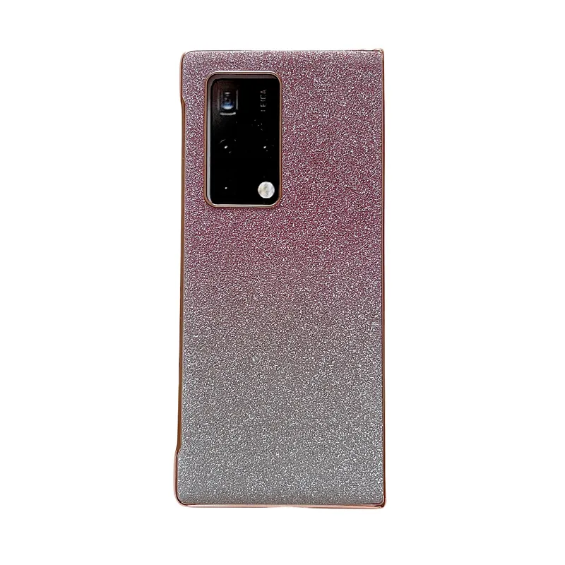 Compatible with Huawei Mate X2 phone case, foldable wrist strap, vegan leather, glitter, full coverage, shockproof protective case, 5G.