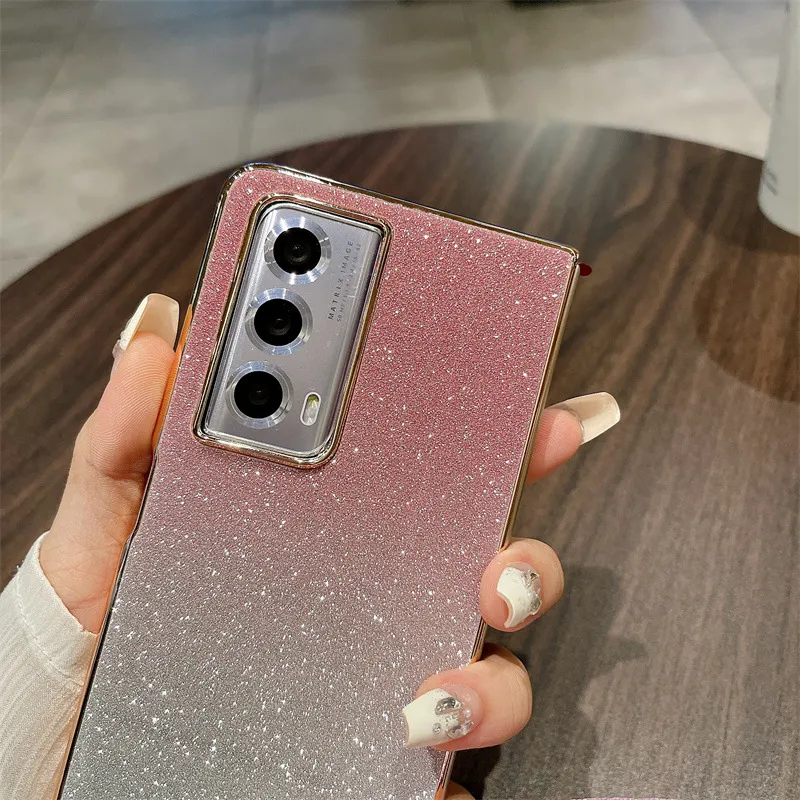 Honor MagicVS2 phone case, VS2 folding screen case, glittery carrying case with wrist strap, full-coverage drop-proof protective case.