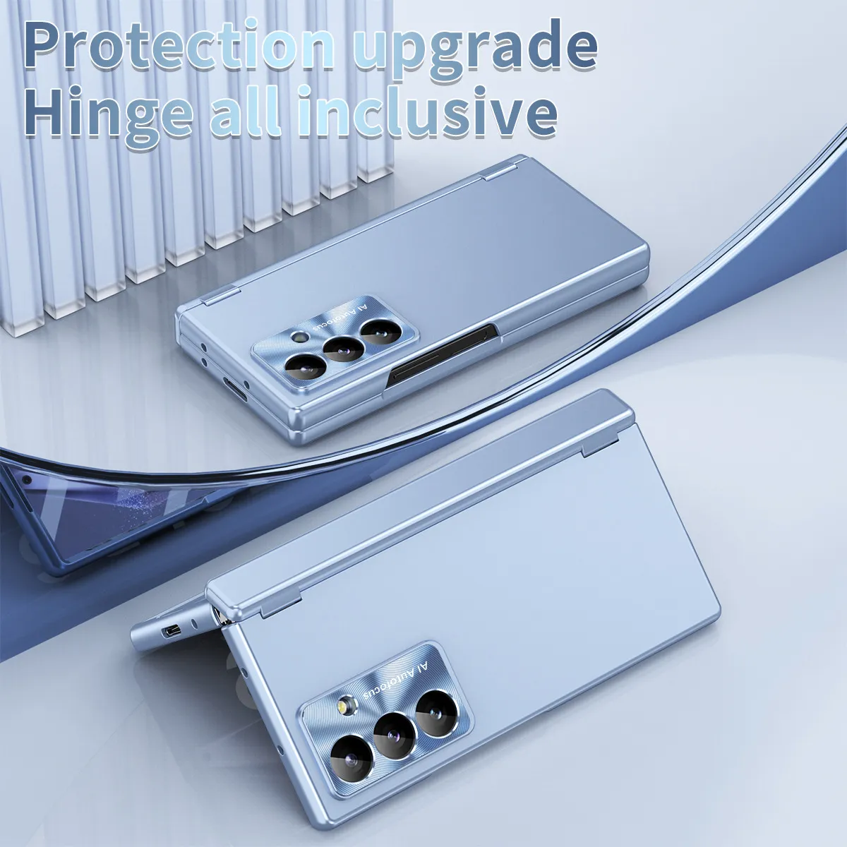 Samsung ZFold 8 Ultra phone case with magnetic hinge, folding protective case, pen slot, full coverage, drop protection.