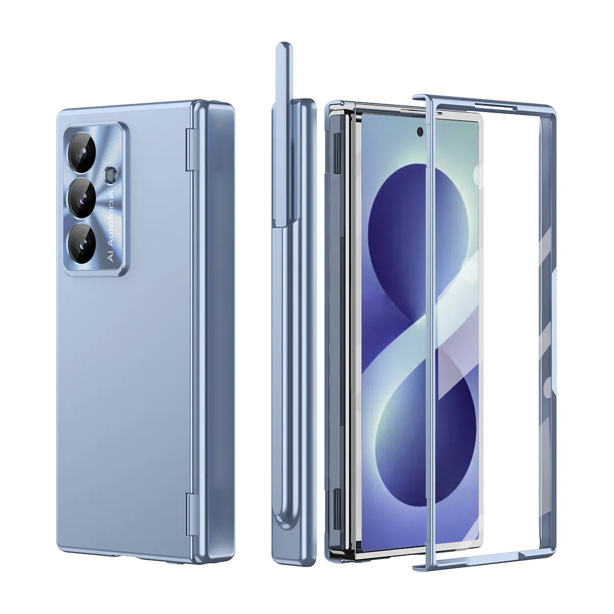Samsung ZFold 8 Ultra phone case with magnetic hinge, folding protective case, pen slot, full coverage, drop protection.