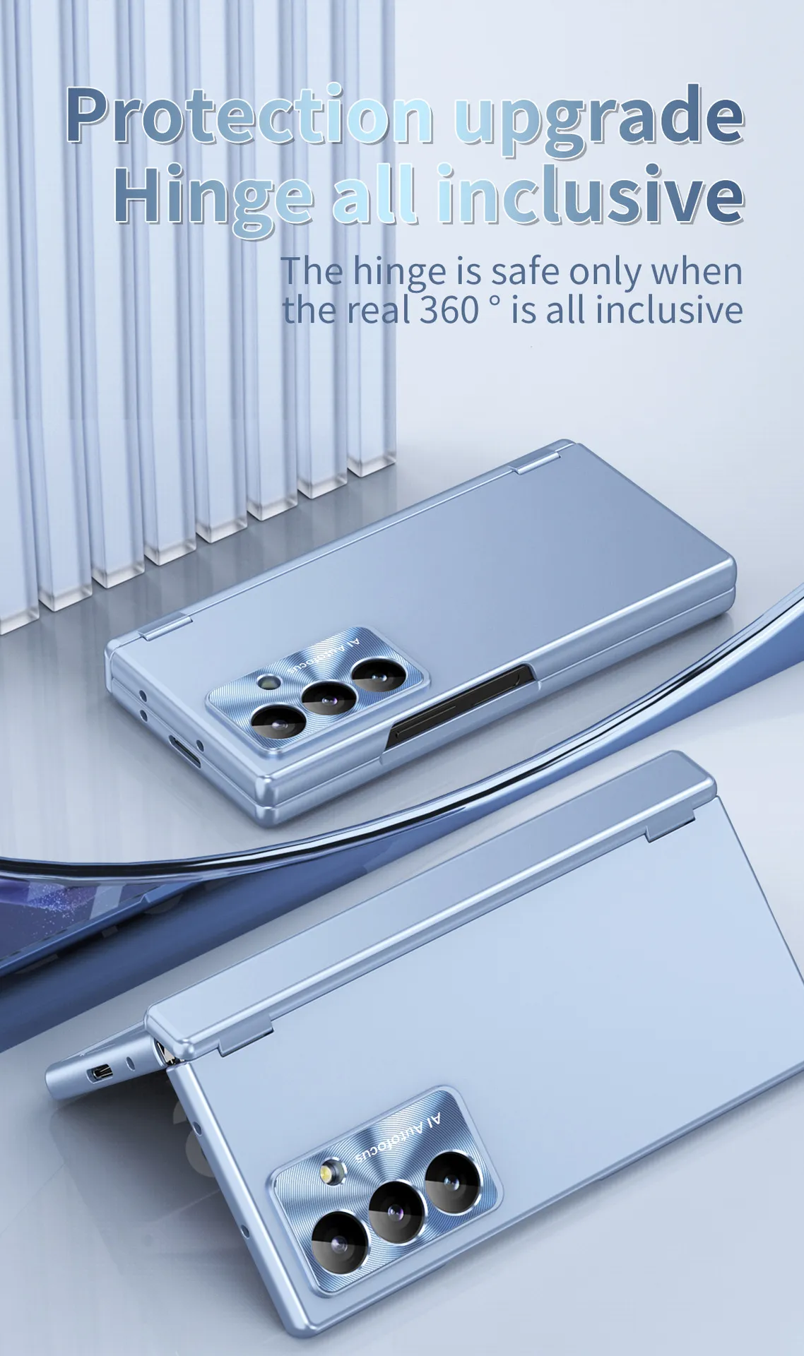 Samsung ZFold 8 Ultra phone case with magnetic hinge, folding protective case, pen slot, full coverage, drop protection.