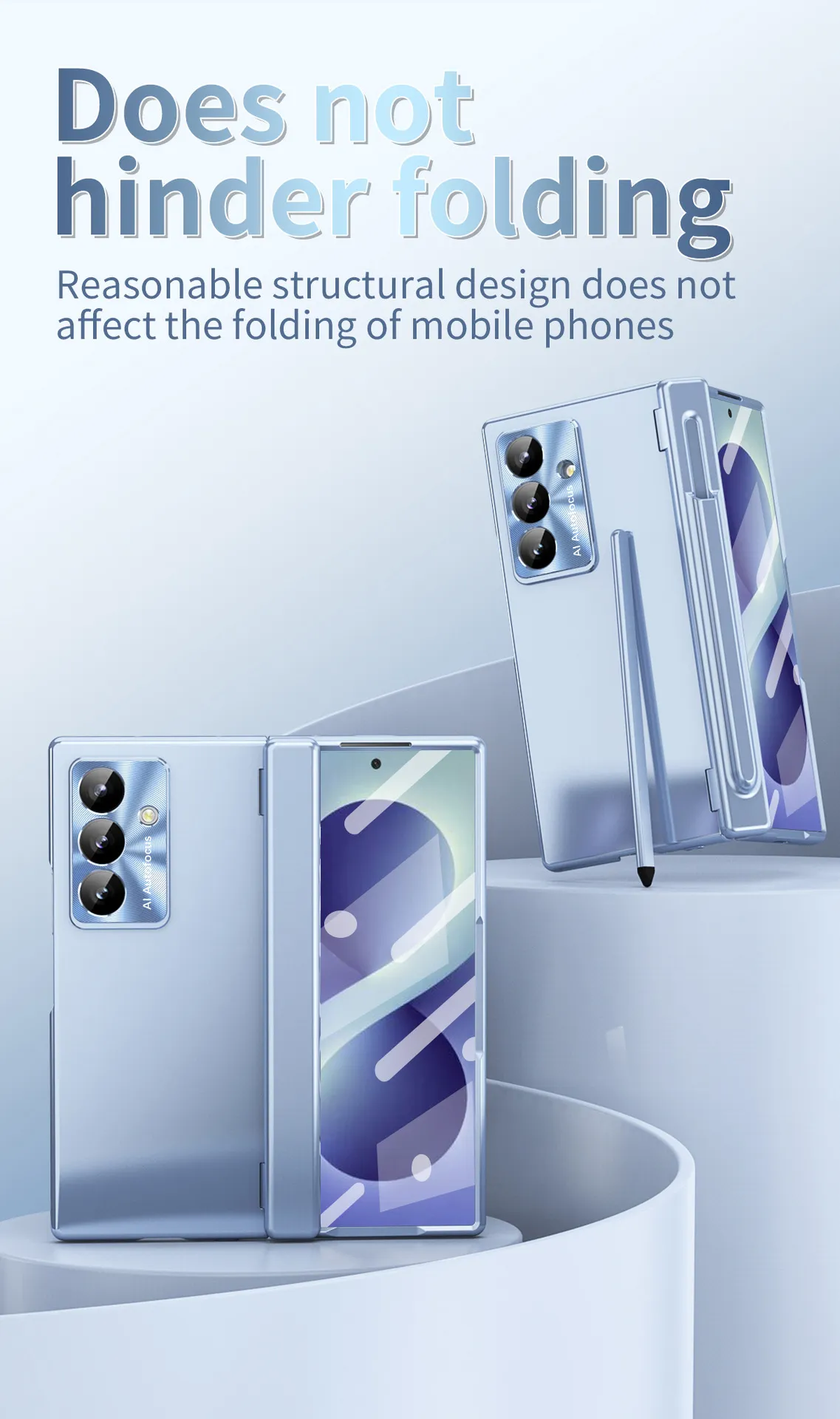 Samsung ZFold 8 Ultra phone case with magnetic hinge, folding protective case, pen slot, full coverage, drop protection.