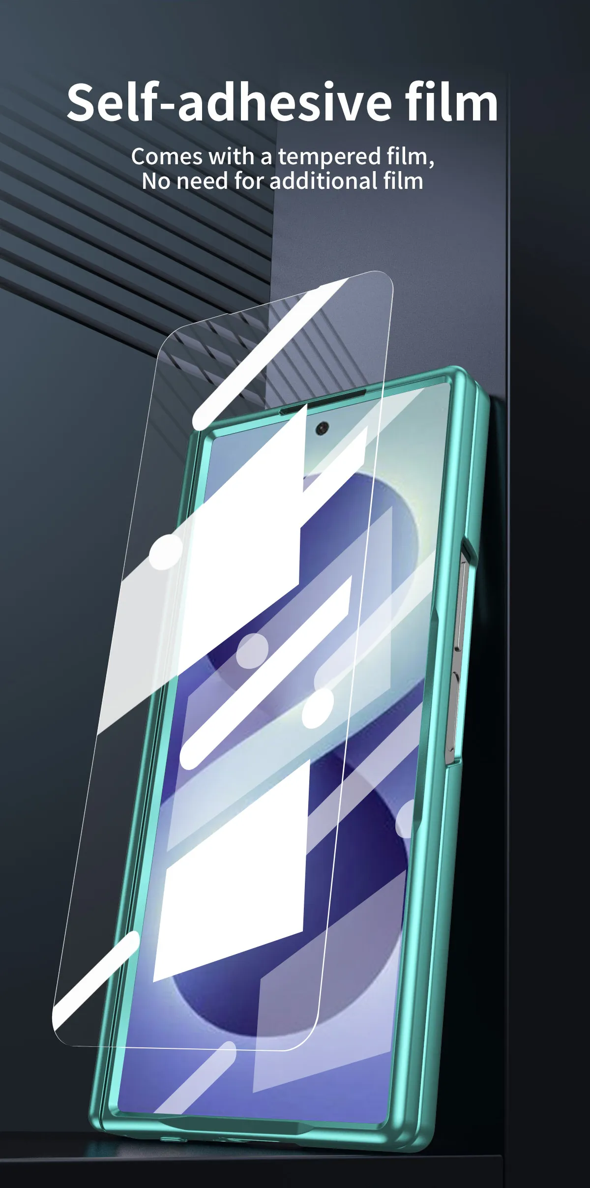 Compatible with Samsung Zfold8 Ultra phone case, FOLD8 foldable screen electroplated mechanical legendary full-coverage protective case