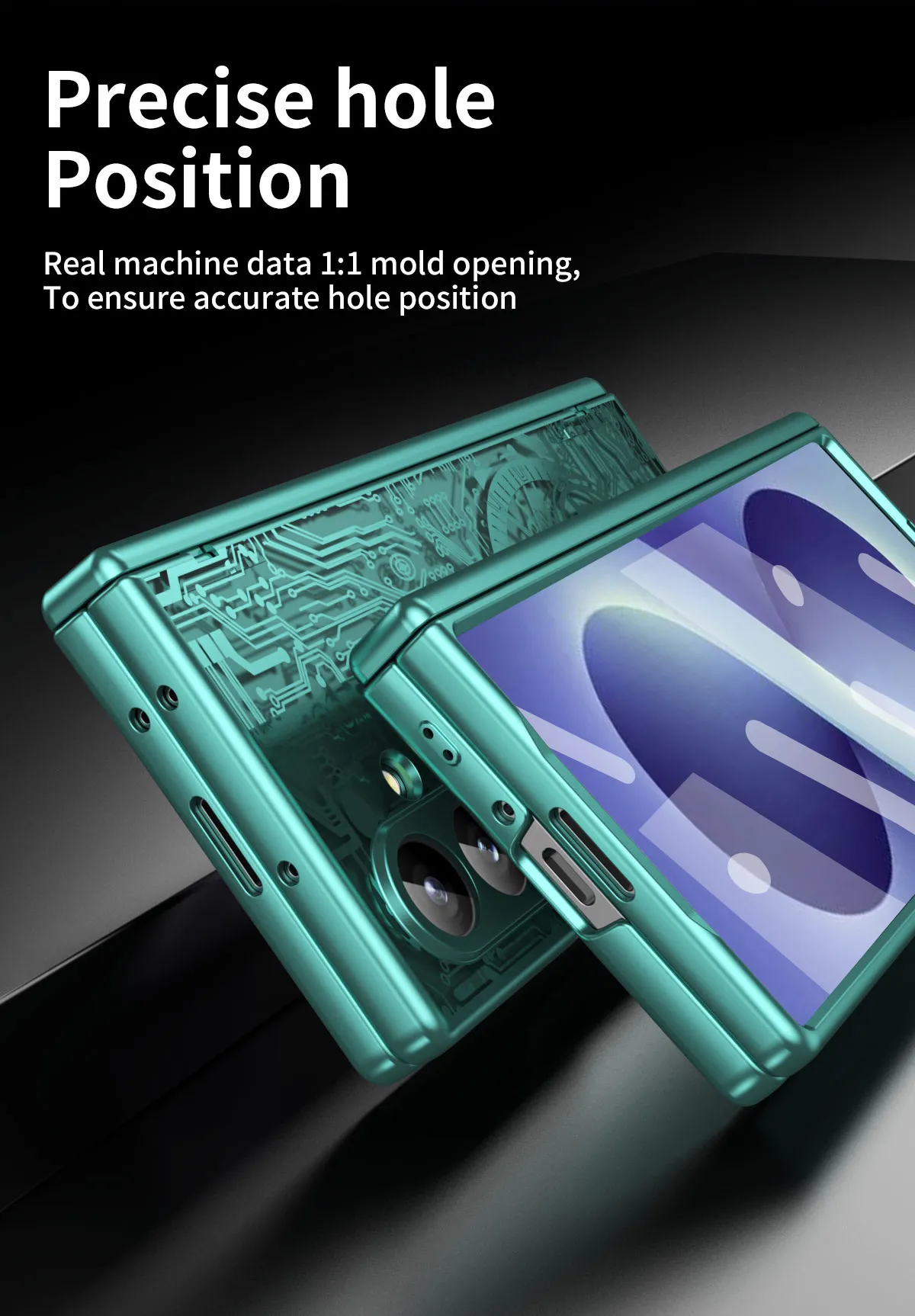Compatible with Samsung Zfold8 Ultra phone case, FOLD8 foldable screen electroplated mechanical legendary full-coverage protective case