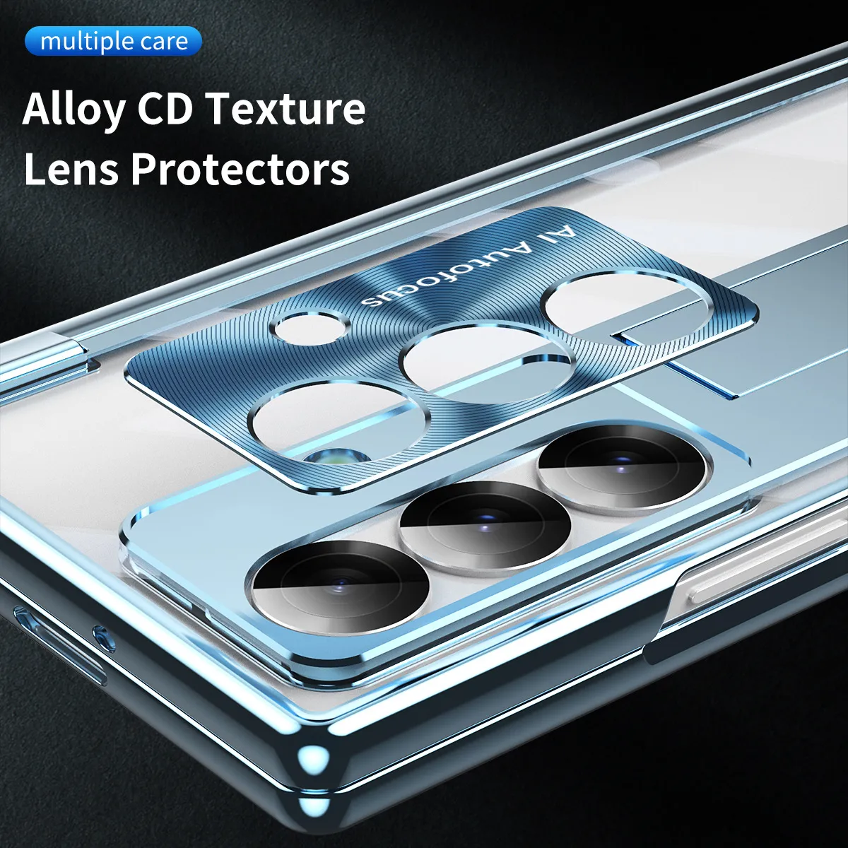 Samsung ZFold 8 Ultra phone case with magnetic hinge, electroplated shockproof design.