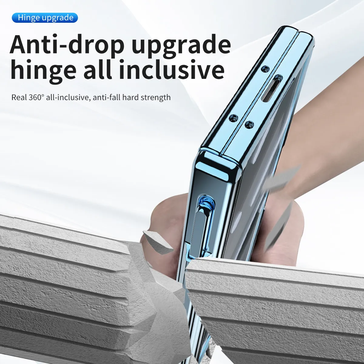 Samsung ZFold 8 Ultra phone case with magnetic hinge, electroplated shockproof design.