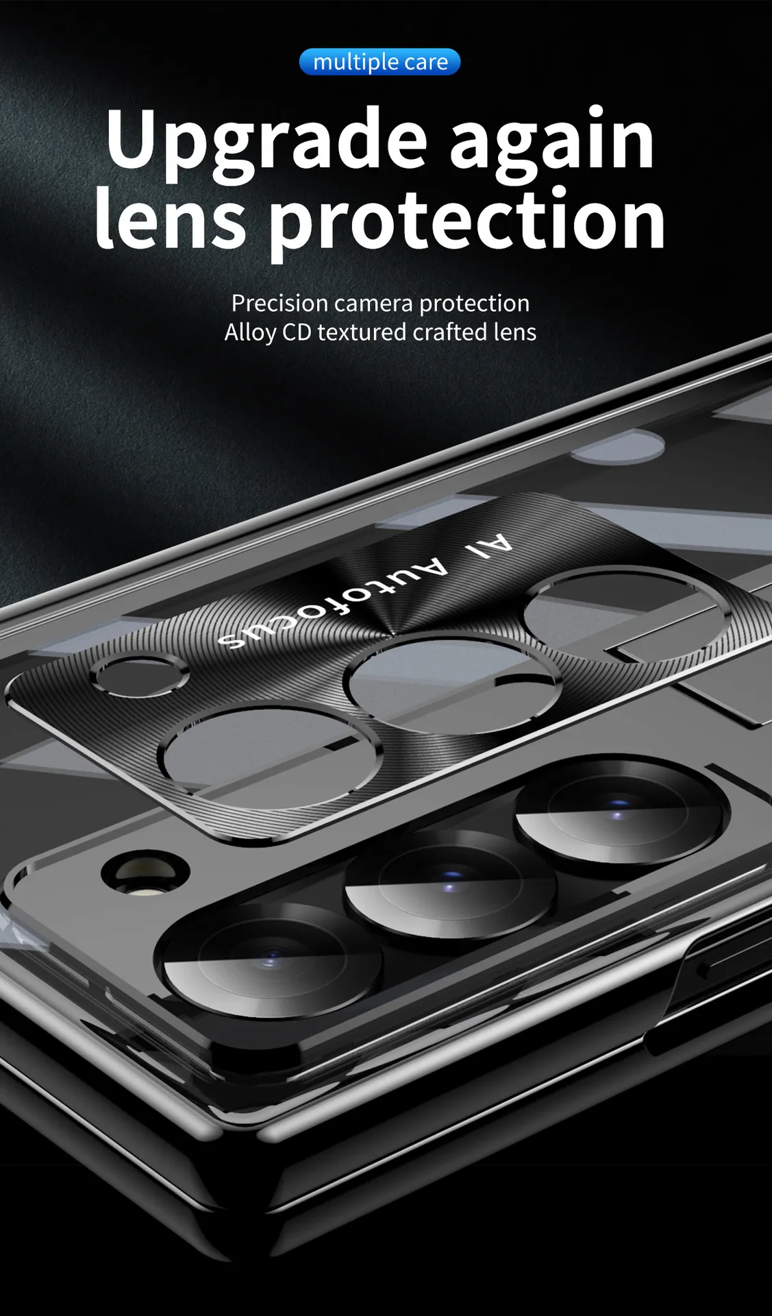 Samsung ZFold 6 Phone Case FOLD6 Magnetic Hinge Folding Protective Case W24 Electroplated Transparent Case Solid Color Applicable