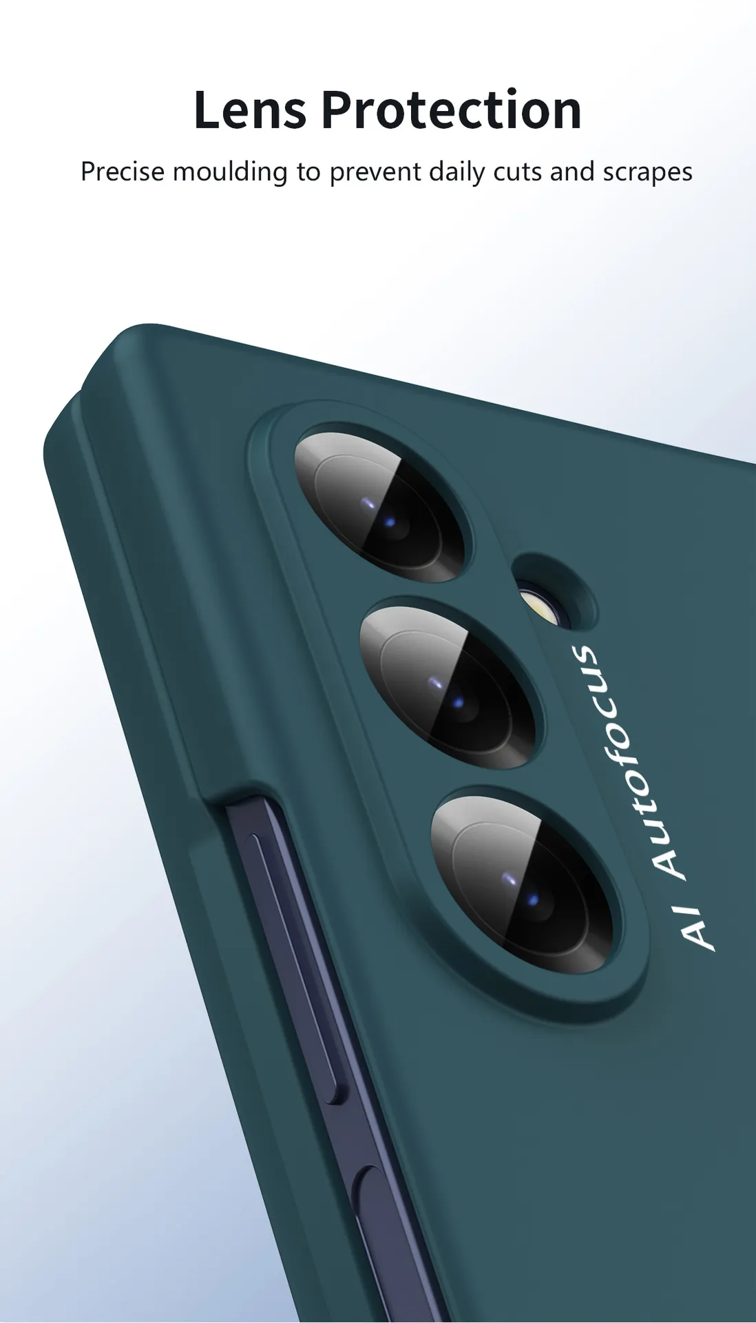 Compatible with Samsung Zfold7 phone case, new pen slot FOLD6 ultra-thin business solid color full-coverage protective case for stylus pen.