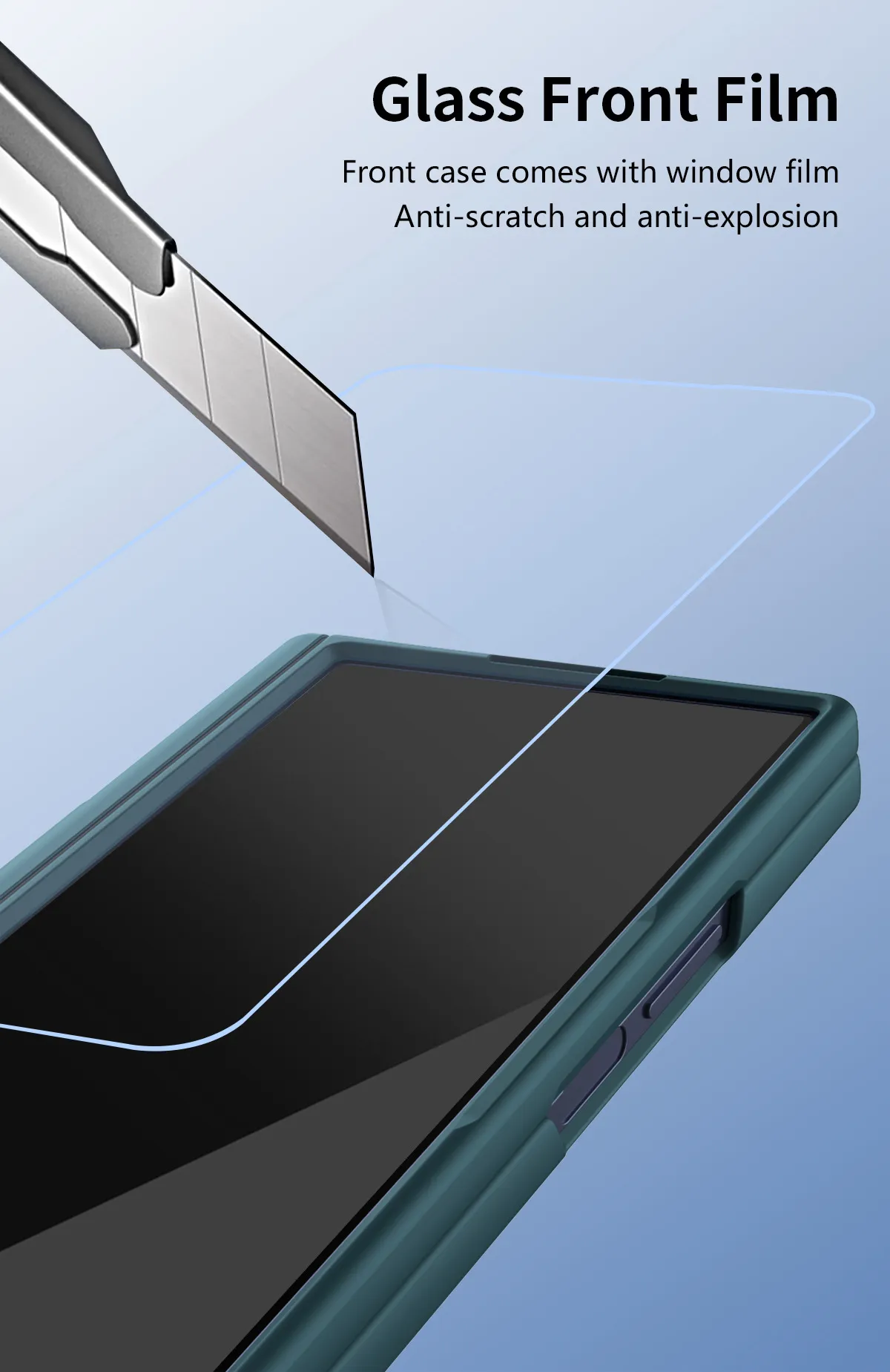 Compatible with Samsung Zfold7 phone case, new pen slot FOLD6 ultra-thin business solid color full-coverage protective case for stylus pen.