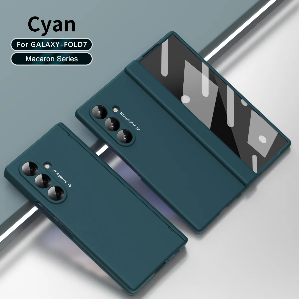 Compatible with Samsung Zfold7 phone case, new pen slot FOLD6 ultra-thin business solid color full-coverage protective case for stylus pen.