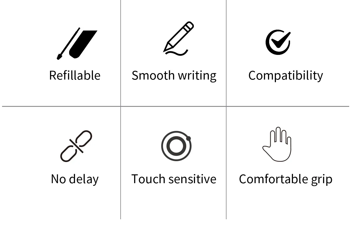 Compatible with Samsung Z Fold 5 capacitive stylus S Pen FOLD4, thin and light, smooth writing in solid colors.