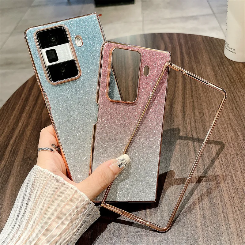Honor MagicVS3 phone case, MagicVS3 folding glitter wrist strap, vegan leather, drop-proof protective case.