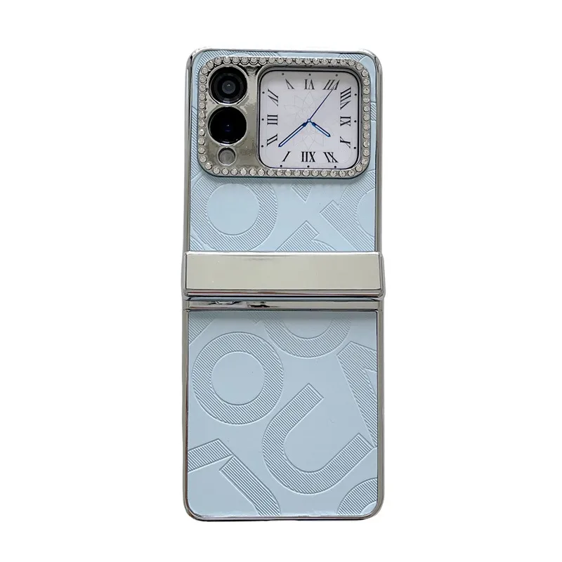 Compatible Huawei Nova Flip phone case, Nova Flip foldable screen, letter print, hinge, full-coverage shockproof case
