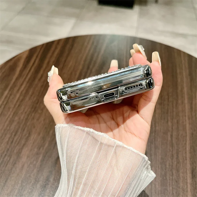 Compatible Huawei Nova Flip phone case, Nova Flip foldable screen ultra-thin vegan leather hinge full-coverage shockproof case