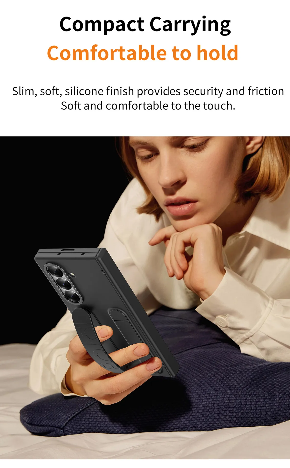 Compatible with Samsung Zfold 8 Ultra phone case, FOLD8 official wrist strap, pen slot hinge, and shockproof case.