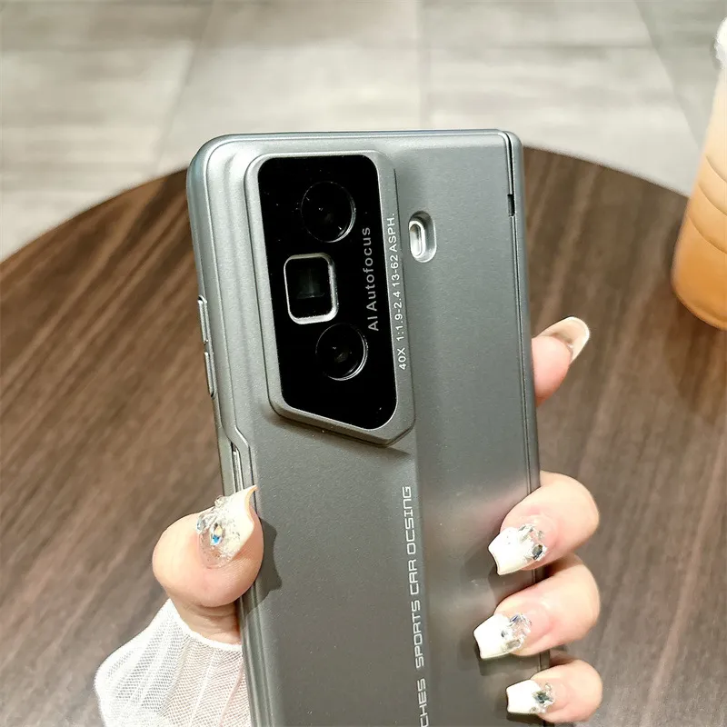 Honor MagicVS3 Phone Case, Luxury Porsche Design, Full Coverage Hinge, Drop-Proof Protective Leather Case
