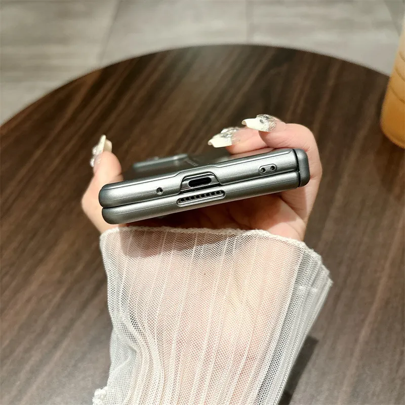 Honor MagicVS3 Phone Case, Luxury Porsche Design, Full Coverage Hinge, Drop-Proof Protective Leather Case