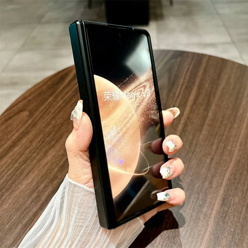 Honor MagicV3 Phone Case, Porsche Design, Ultra-Thin Full Coverage Hinge, Drop-Proof Protective Leather Case
