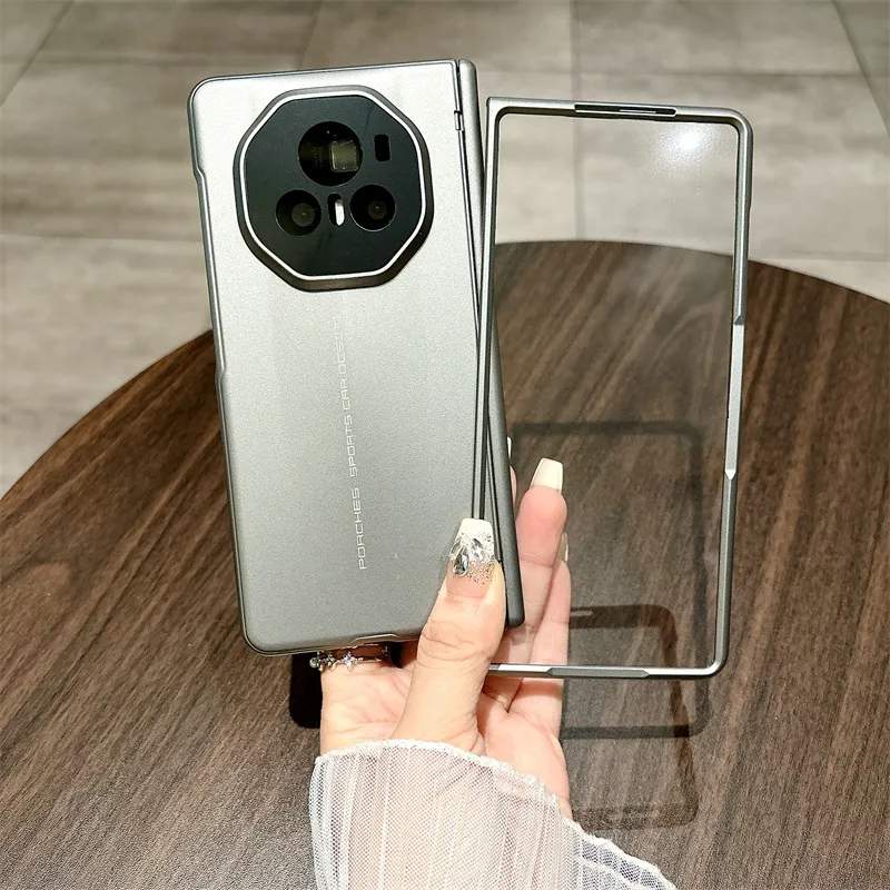 Honor MagicV3 Phone Case, Porsche Design, Ultra-Thin Full Coverage Hinge, Drop-Proof Protective Leather Case
