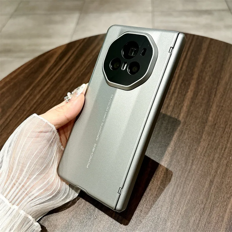 Honor MagicV3 Phone Case, Porsche Design, Ultra-Thin Full Coverage Hinge, Drop-Proof Protective Leather Case