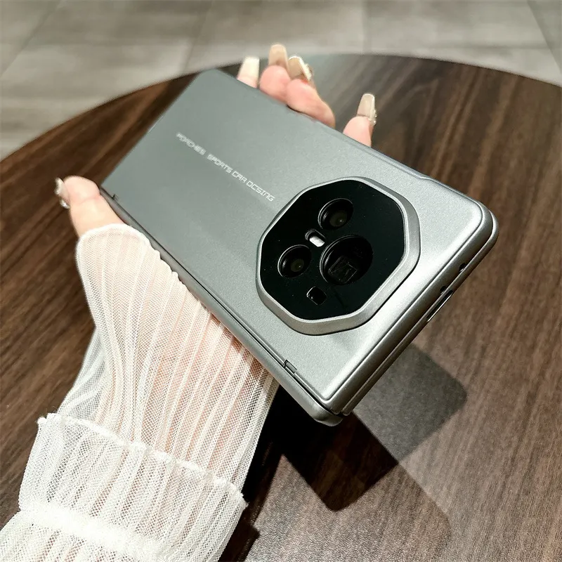 Honor MagicV3 Phone Case, Porsche Design, Ultra-Thin Full Coverage Hinge, Drop-Proof Protective Leather Case