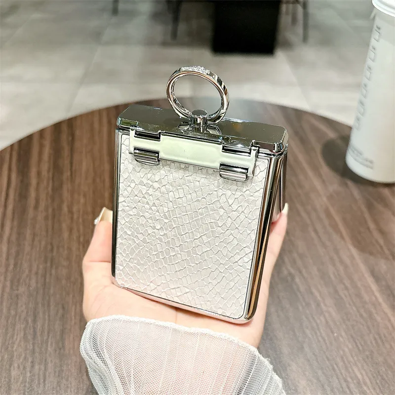Huawei Pocket 2 Phone Case, Treasure Box 2 Foldable Screen Protective Leather Case, Bulgari Full Coverage, Drop-Proof and Suitable