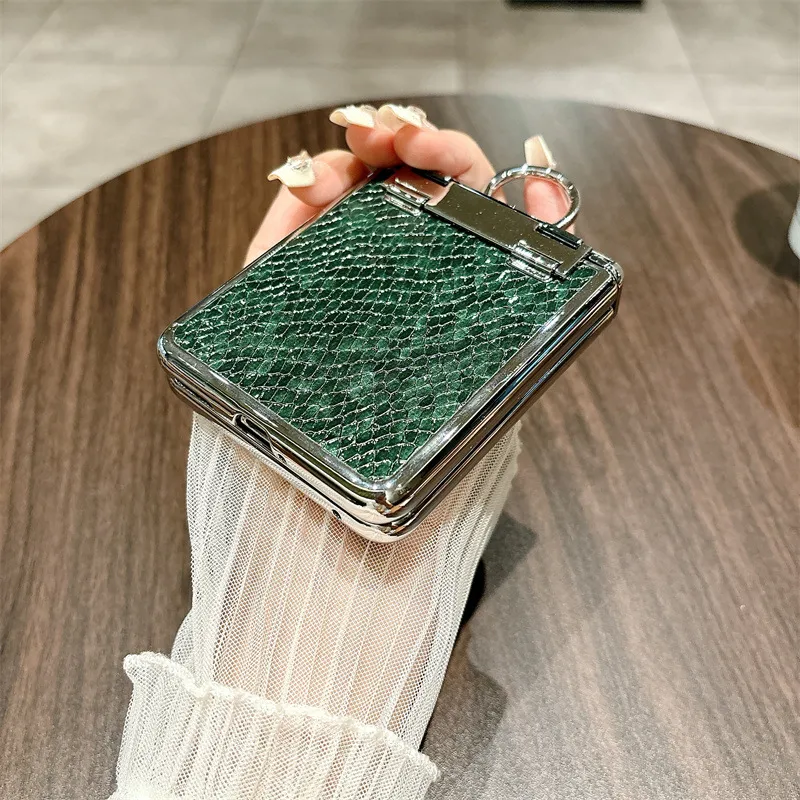 Huawei Pocket 2 Phone Case, Treasure Box 2 Foldable Screen Protective Leather Case, Bulgari Full Coverage, Drop-Proof and Suitable