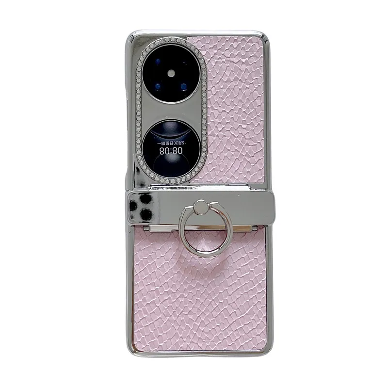 Huawei Pocket 2 Phone Case, Treasure Box 2 Foldable Screen Protective Leather Case, Bulgari Full Coverage, Drop-Proof and Suitable