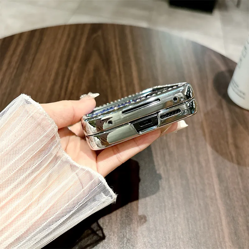 Compatible with Xiaomi MIX Flip phone case, mixflip folding ring holder, full-coverage hinge, drop-proof protective case