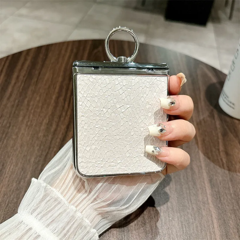 Compatible with Xiaomi MIX Flip phone case, mixflip folding ring holder, full-coverage hinge, drop-proof protective case