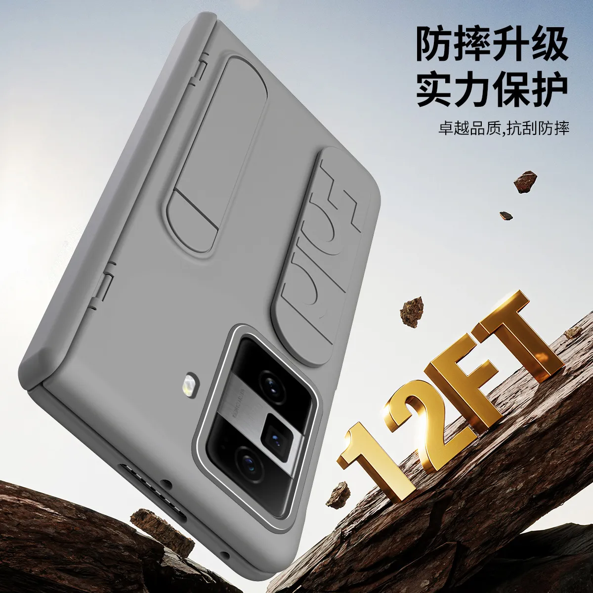 Honor MagicVS3 phone case, MagicVS3 folding wrist strap stand, full-coverage drop-proof protective leather case.