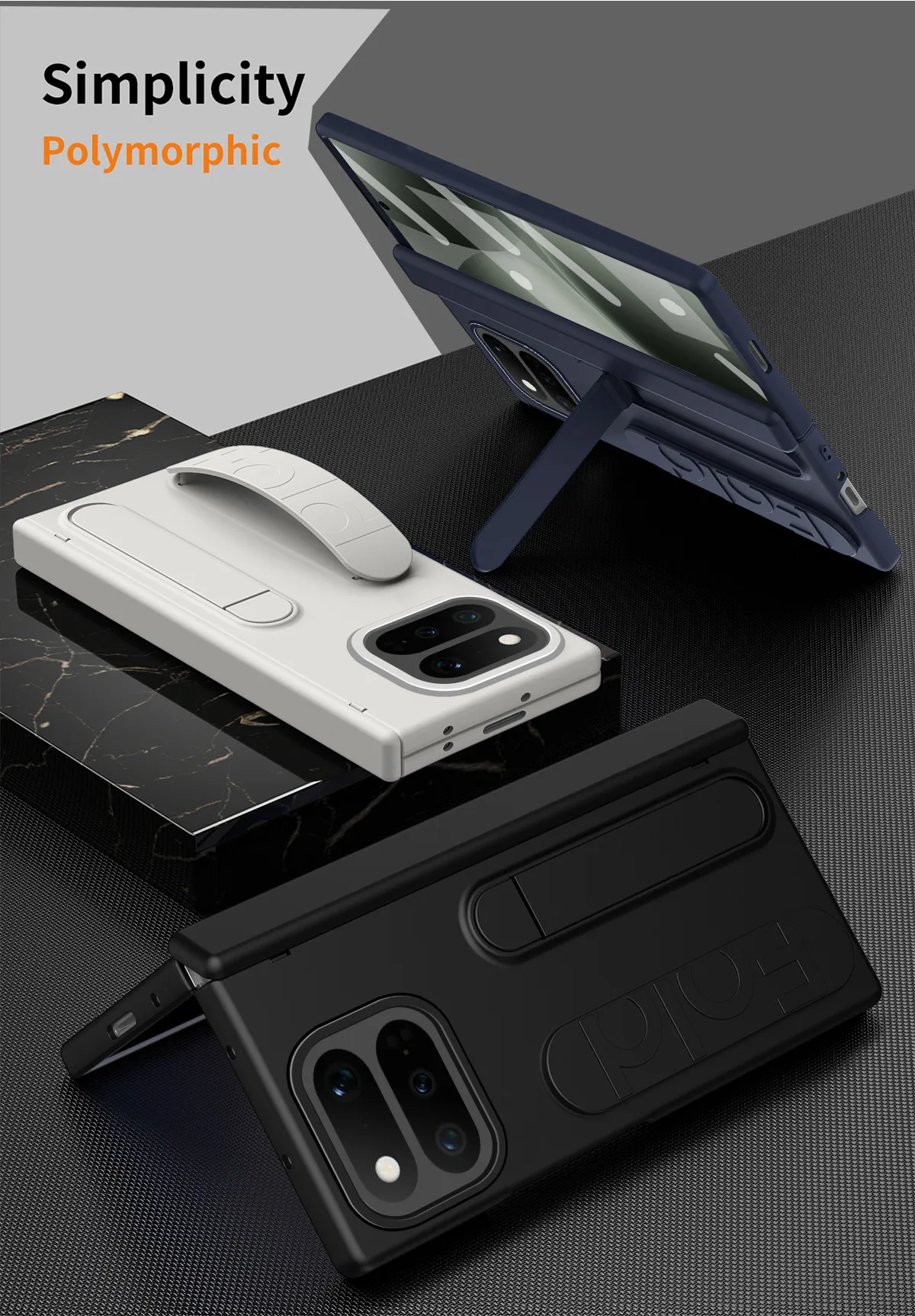 Compatible with Google Pixel 11 Pro phone case, Google Pixel 9 wrist strap, stand, hinge, full-coverage drop protection