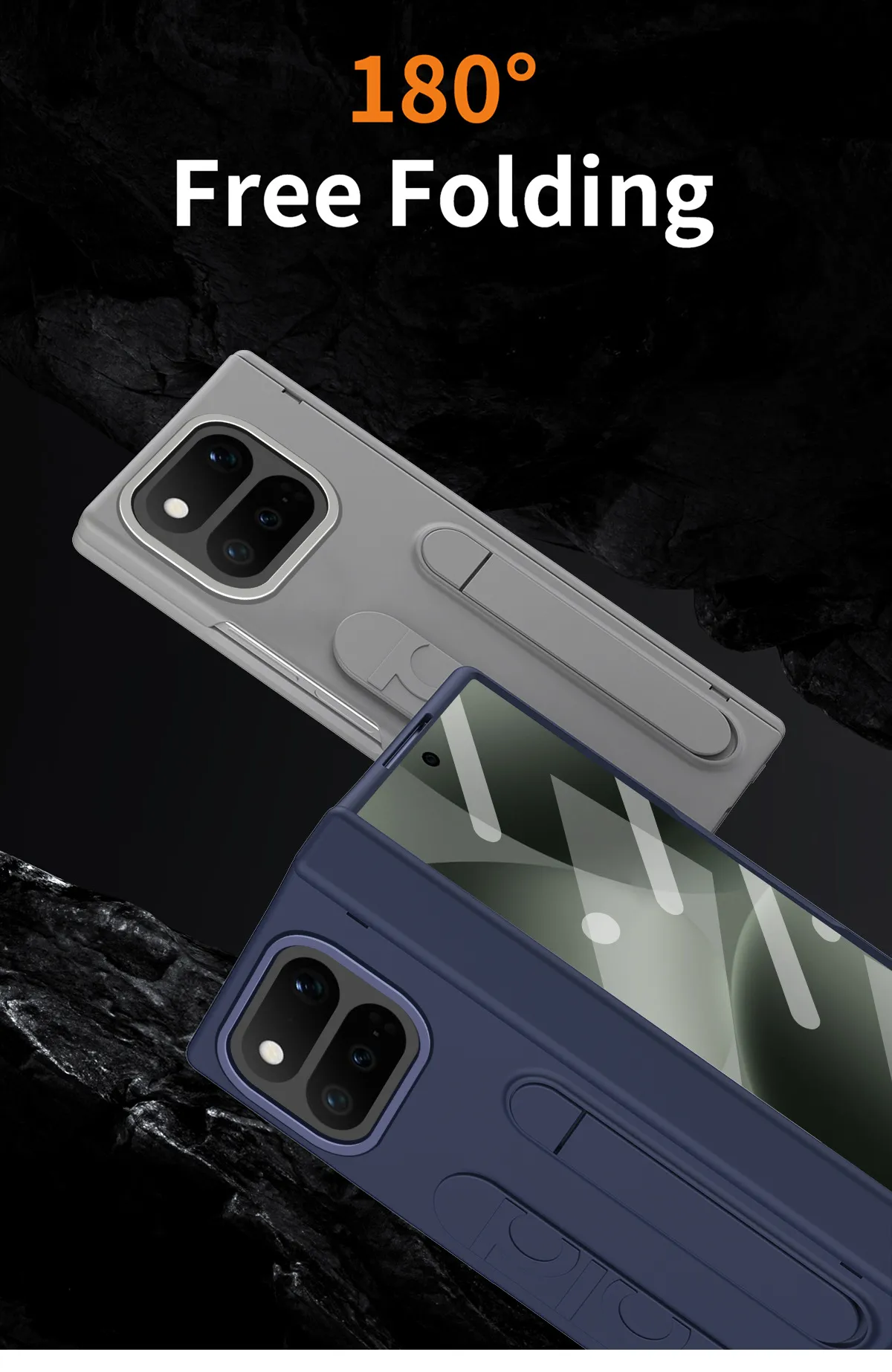 Compatible with Google Pixel 11 Pro phone case, Google Pixel 9 wrist strap, stand, hinge, full-coverage drop protection