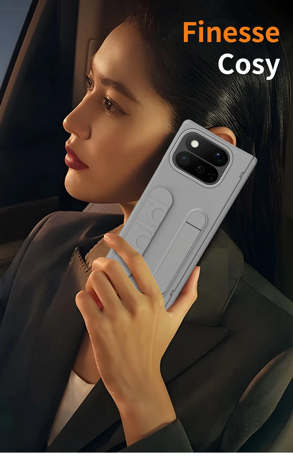 Compatible with Google Pixel 11 Pro phone case, Google Pixel 9 wrist strap, stand, hinge, full-coverage drop protection
